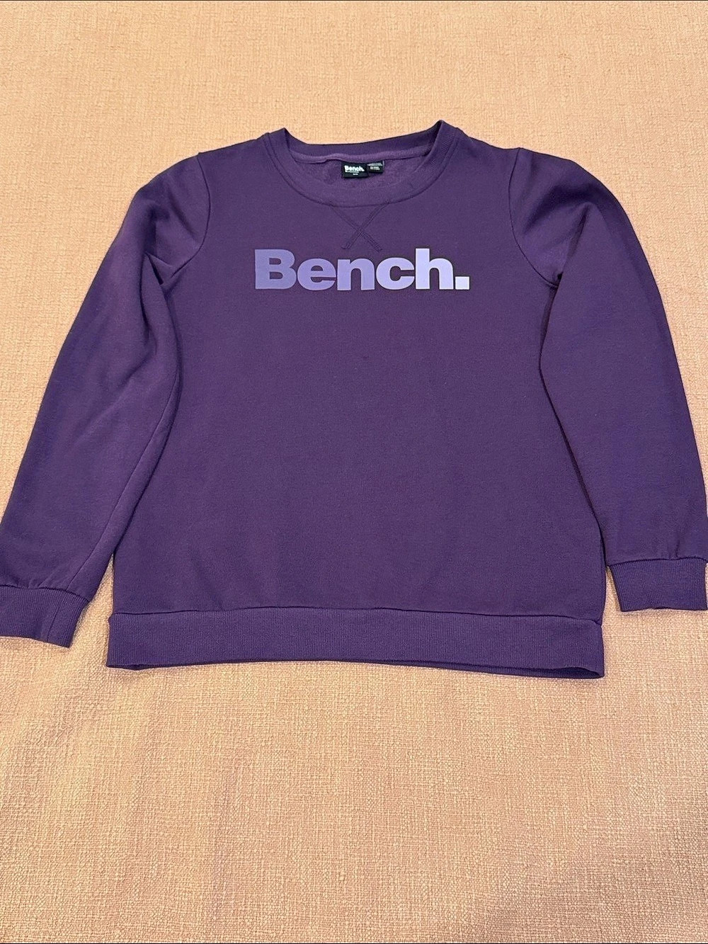 Bench Purple Logo Sweatshirt wm’s Size Medium